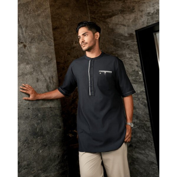 AS SAFWA Baju Koko Kurta K173 Pd - Luma Lengan Pendek