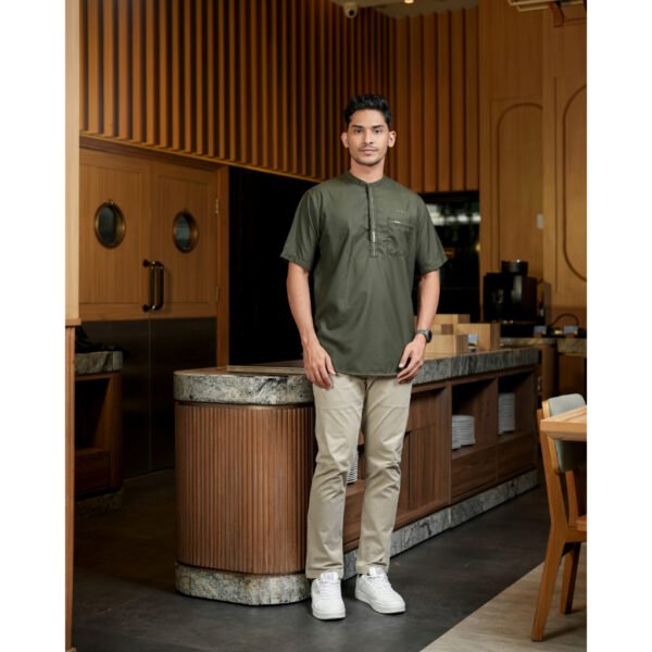 AS SAFWA Baju Koko Kurta K177 S/S - Alman Lengan Pendek