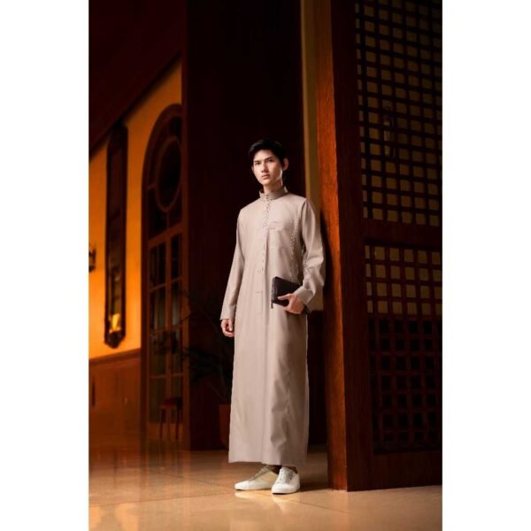AS SAFWA Jubah Gamis Thobe TB29 L/S - Zayin